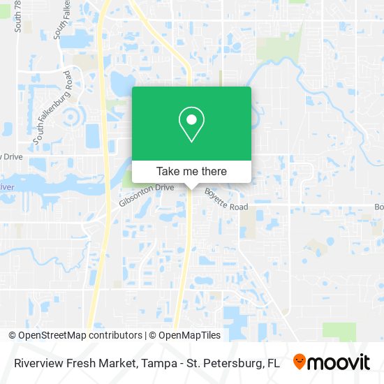 Riverview Fresh Market map