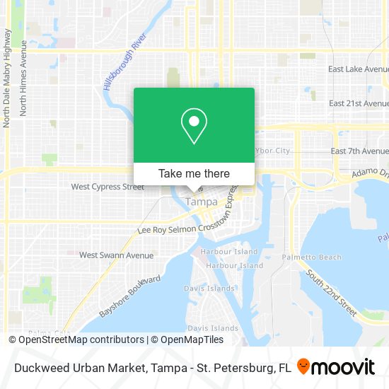 Mapa de Duckweed Urban Market