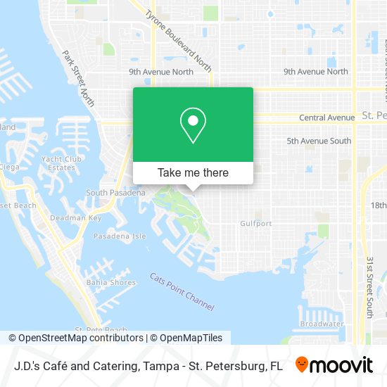 J.D.'s Café and Catering map
