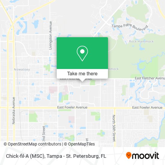 Chick-fil-A (MSC) map