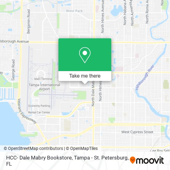 Mapa de HCC- Dale Mabry Bookstore