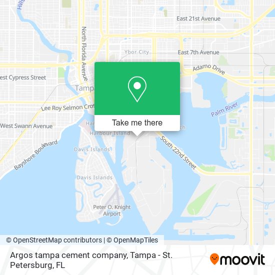 Mapa de Argos  tampa cement company