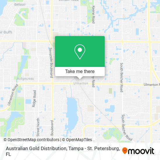 Mapa de Australian Gold Distribution