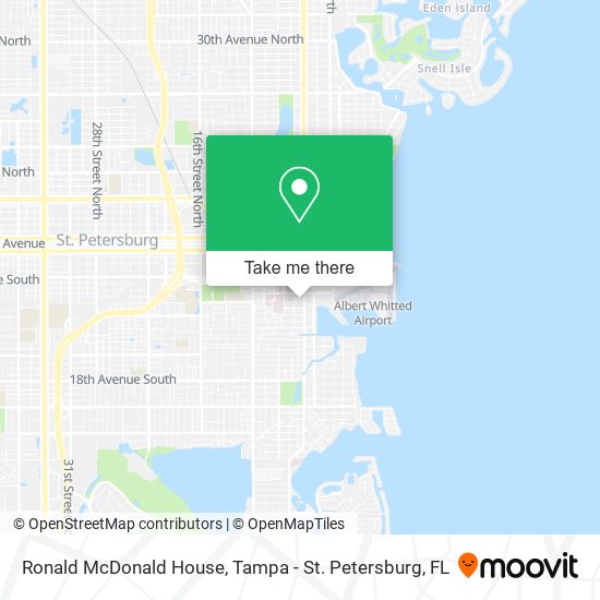 Ronald McDonald House map