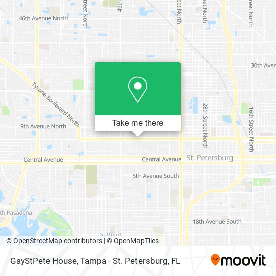 GayStPete House map