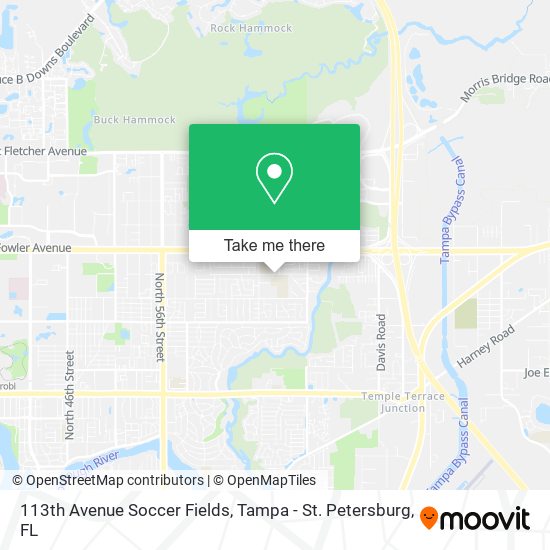 113th Avenue Soccer Fields map