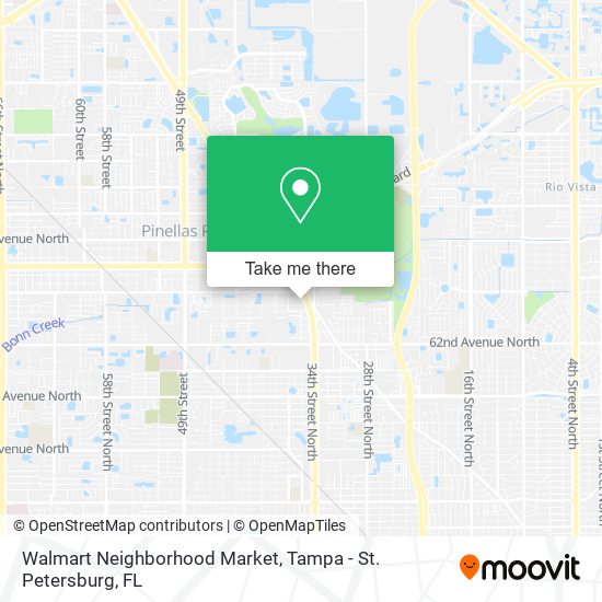 Walmart Neighborhood Market map