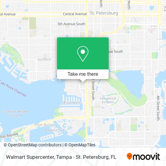 Walmart Supercenter map