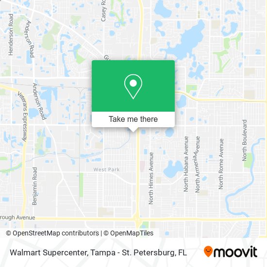 Walmart Supercenter map