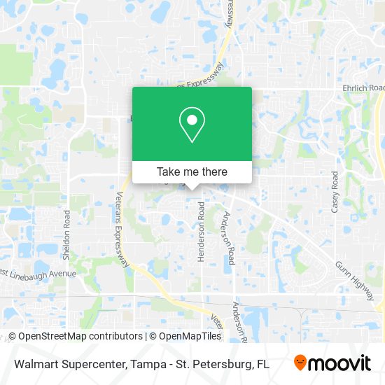 Walmart Supercenter map