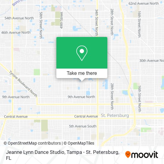 Jeanne Lynn Dance Studio map