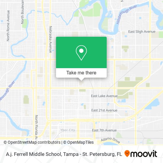 Mapa de A.j. Ferrell Middle School