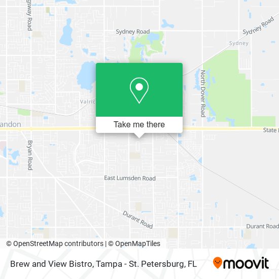 Brew and View Bistro map