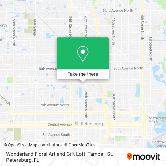 Mapa de Wonderland Floral Art and Gift Loft