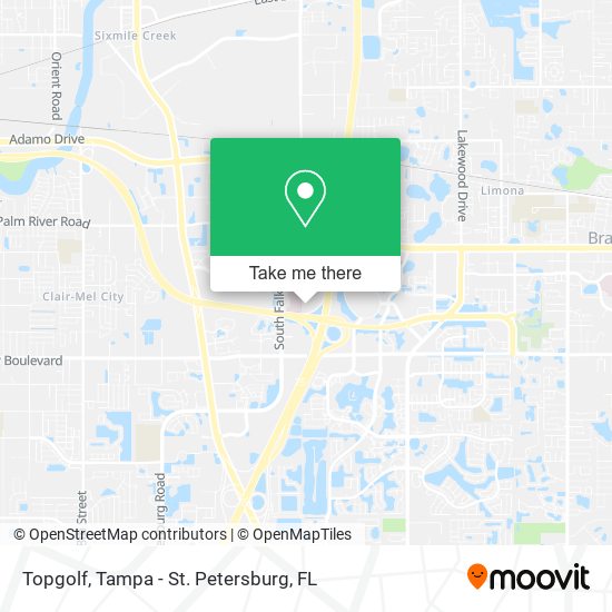 Mapa de Topgolf