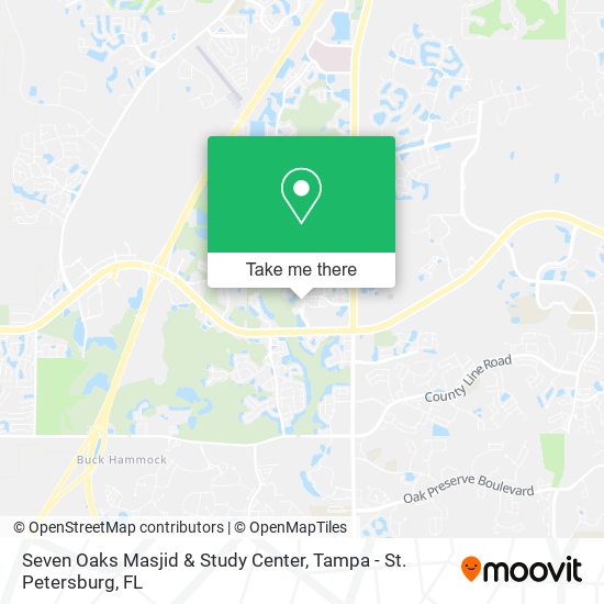 Mapa de Seven Oaks Masjid & Study Center