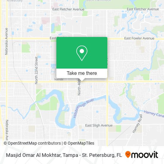 Masjid Omar Al Mokhtar map