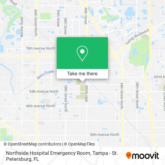 Northside Hospital Emergency Room map