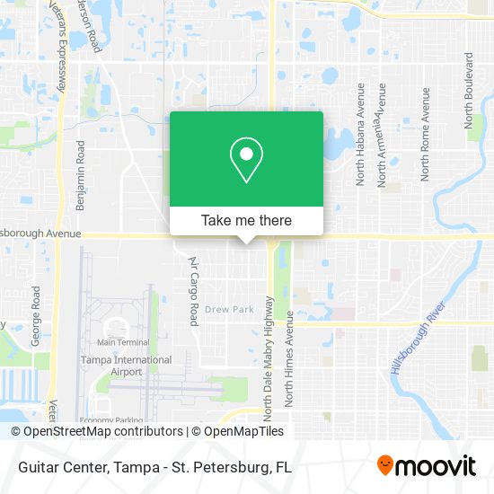 Guitar Center map