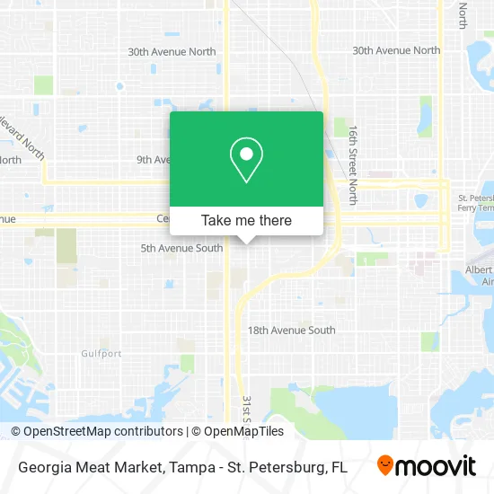 Georgia Meat Market map