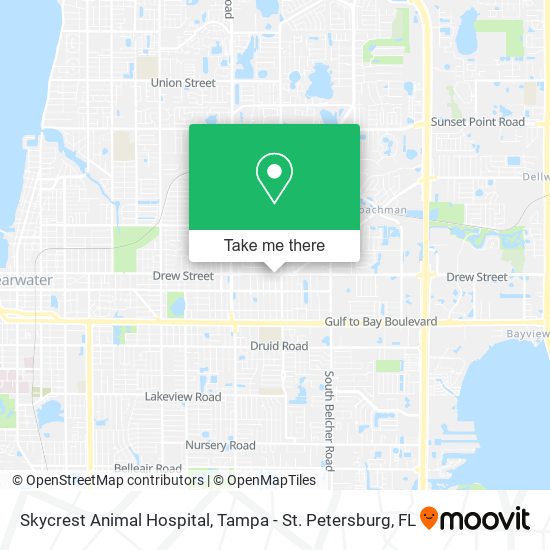 Skycrest Animal Hospital map