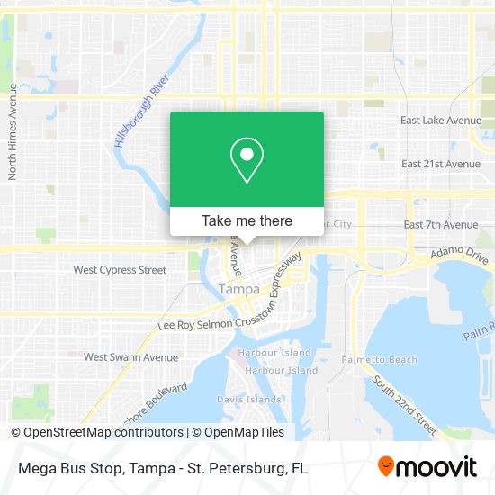 Mapa de Mega Bus Stop