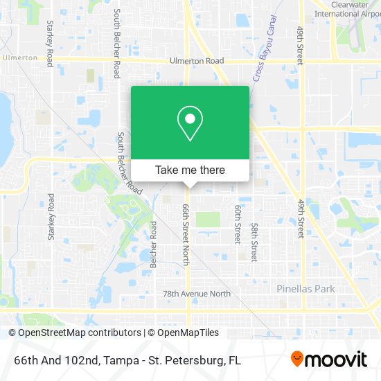 66th And 102nd map