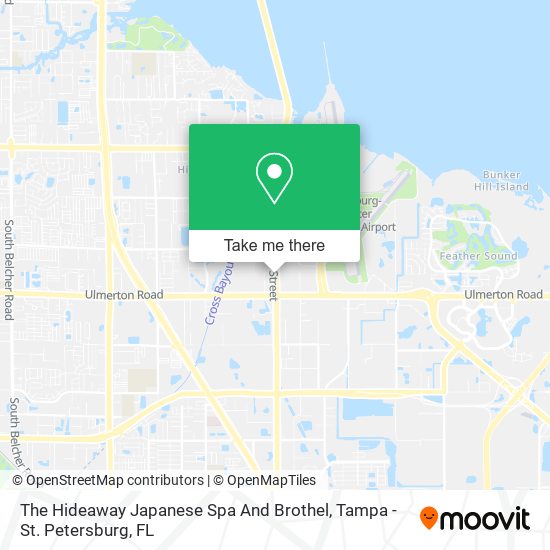 Mapa de The Hideaway Japanese Spa And Brothel