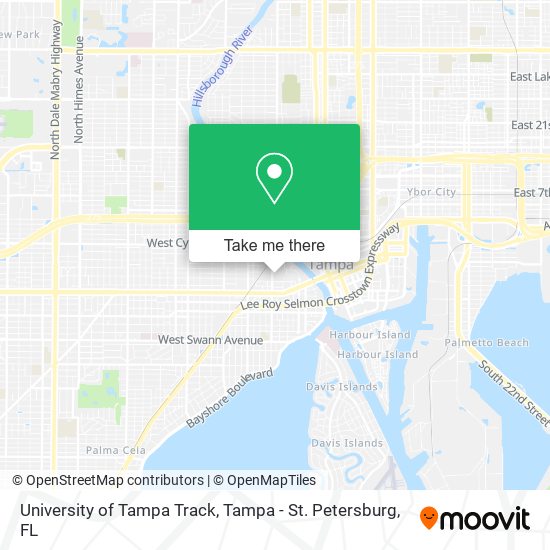 Mapa de University of Tampa Track