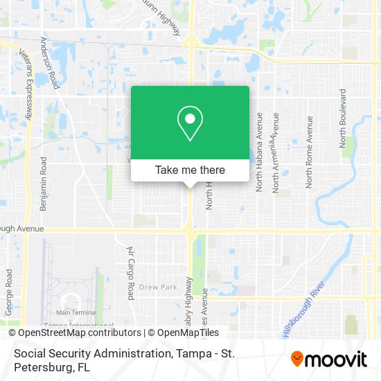 Social Security Administration map
