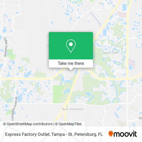 Express Factory Outlet map