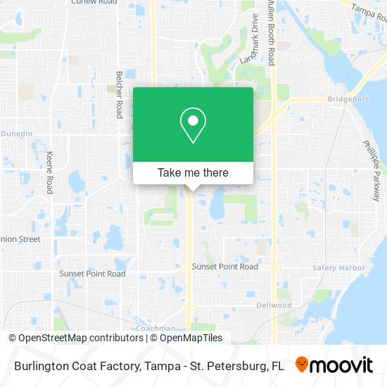 Burlington Coat Factory map
