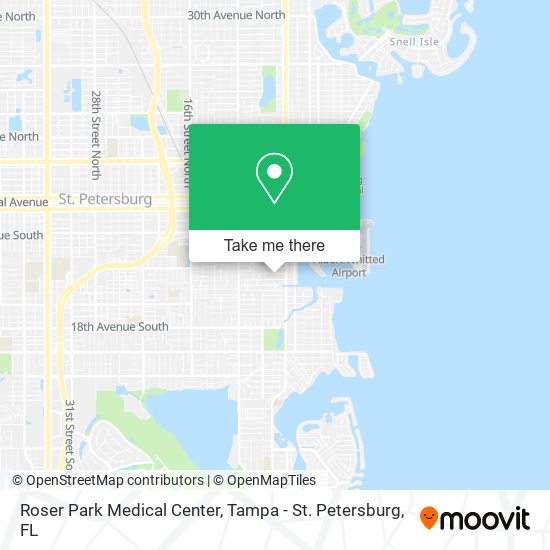 Mapa de Roser Park Medical Center