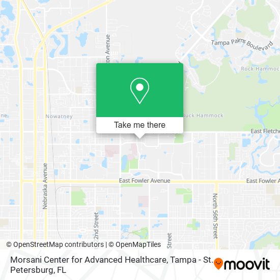 Mapa de Morsani Center for Advanced Healthcare