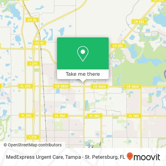 MedExpress Urgent Care map
