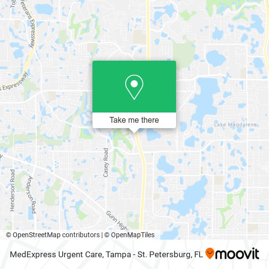 Mapa de MedExpress Urgent Care