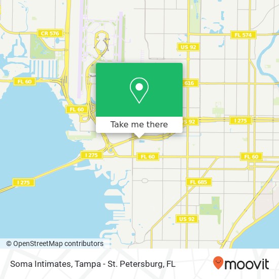 How to get to Soma Intimates in Tampa by Bus?