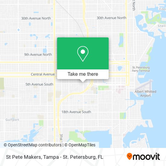 St Pete Makers map