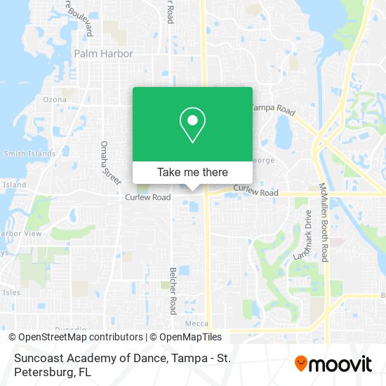 Suncoast Academy of Dance map