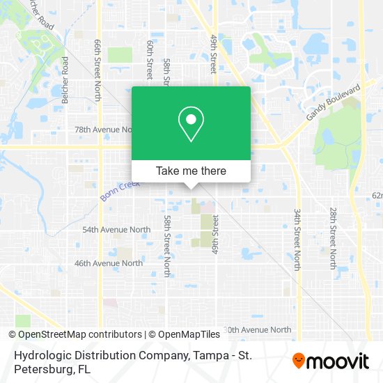 Hydrologic Distribution Company map