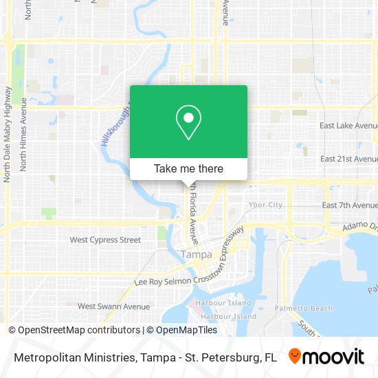 Metropolitan Ministries map