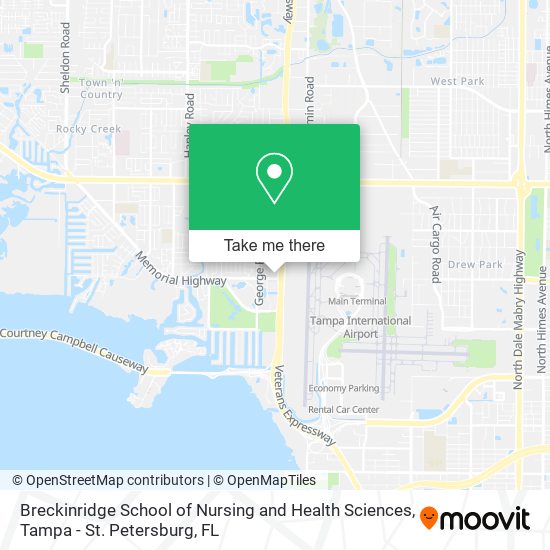 Breckinridge School of Nursing and Health Sciences map