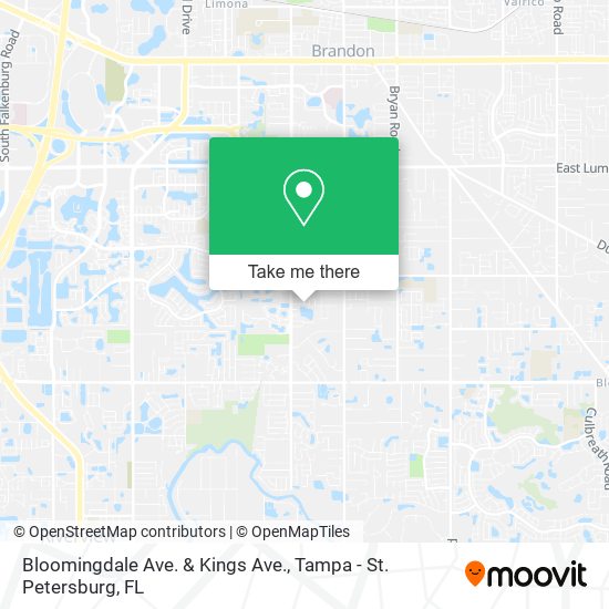 Mapa de Bloomingdale Ave. & Kings Ave.