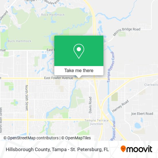 Mapa de Hillsborough County