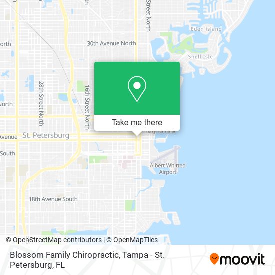 Blossom Family Chiropractic map