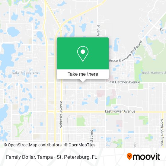 Mapa de Family Dollar