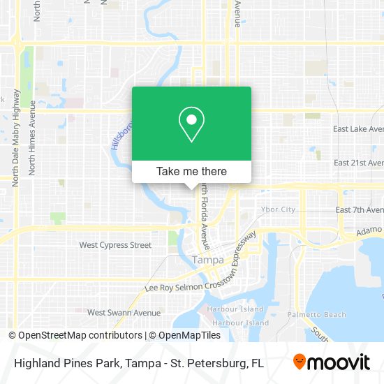 Highland Pines Park map