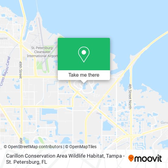 Mapa de Carillon Conservation Area Wildlife Habitat