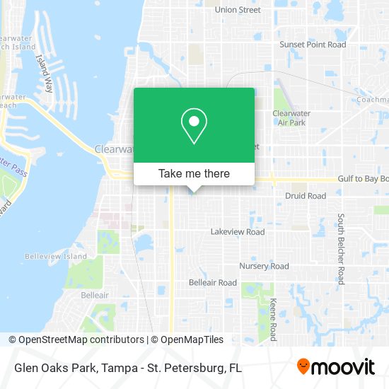 Glen Oaks Park map