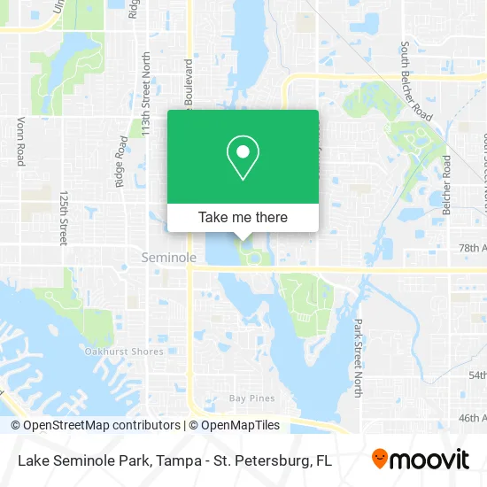 Mapa de Lake Seminole Park